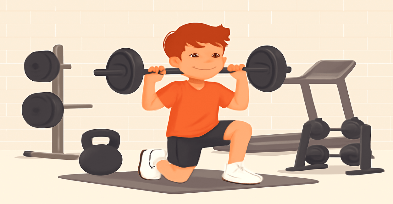 criança pode fazer academia