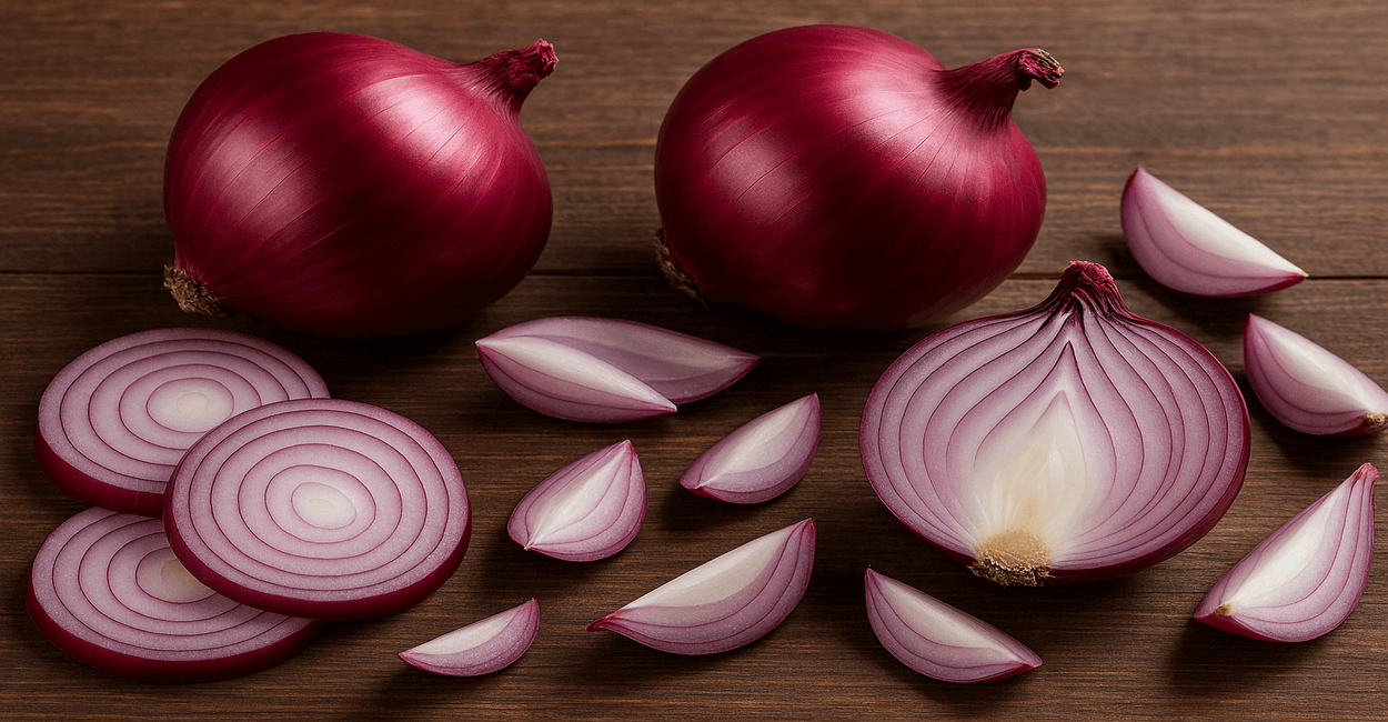 benefícios da cebola roxa